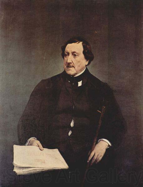 Francesco Hayez Portrait of Gioacchino Rossini Spain oil painting art